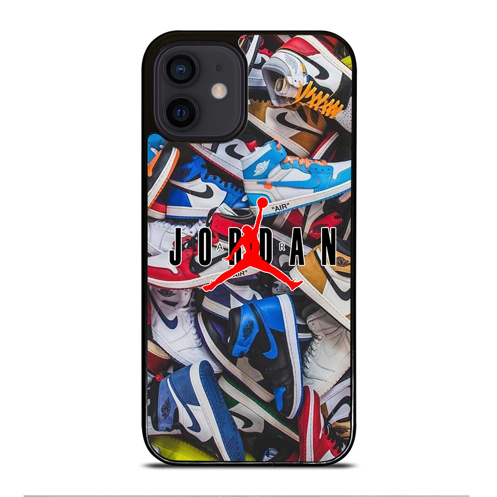 AIR JORDAN SHOES PATTERN LOGO iPhone 12 Mini Case Cover