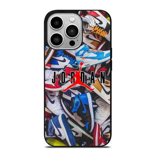 AIR JORDAN SHOES PATTERN LOGO iPhone 14 Pro Case Cover