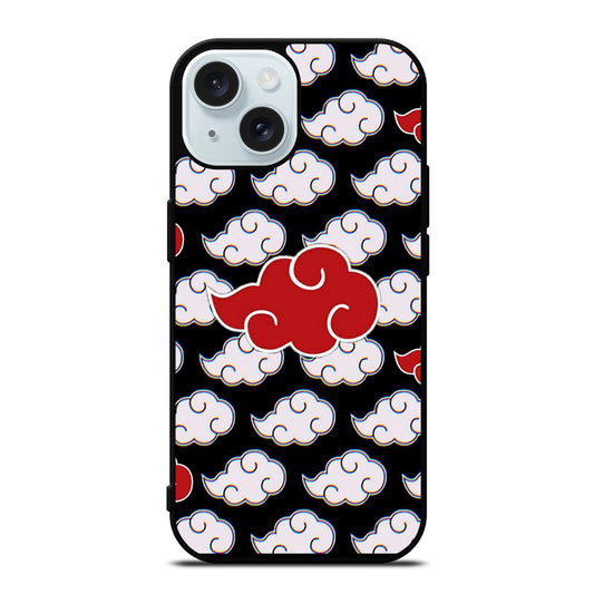 AKATSUKI CLOUDS NARUTO 2 iPhone 15 Case Cover