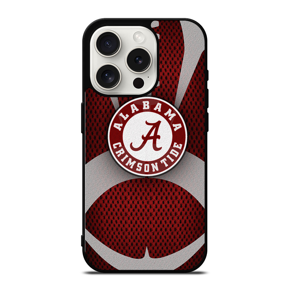 ALABAMA CRIMSON TIDE NFL LOGO 3 iPhone 15 Pro Case Cover