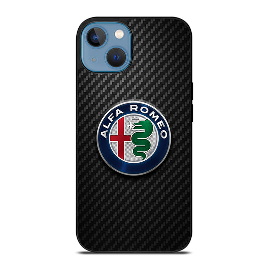 ALFA ROMEO CARBON EMBLEM iPhone 13 Case Cover