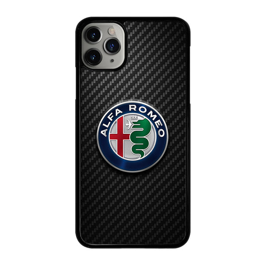 ALFA ROMEO CARBON EMBLEM iPhone 11 Pro Max Case Cover