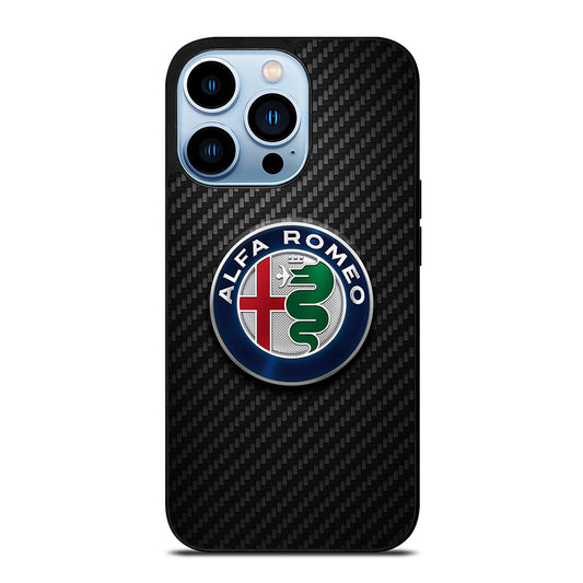 ALFA ROMEO CARBON EMBLEM iPhone 13 Pro Max Case Cover