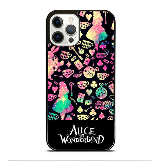 ALICE IN WONDERLAND PATTERN iPhone 12 Pro Case Cover