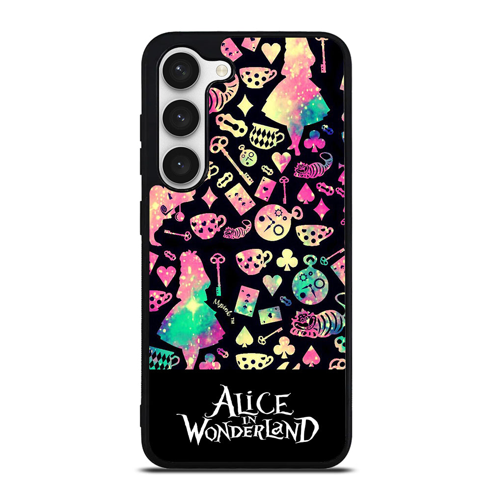 ALICE IN WONDERLAND PATTERN Samsung Galaxy S23 Case Cover