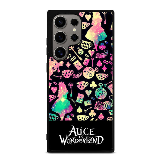 ALICE IN WONDERLAND PATTERN Samsung Galaxy S24 Ultra Case Cover