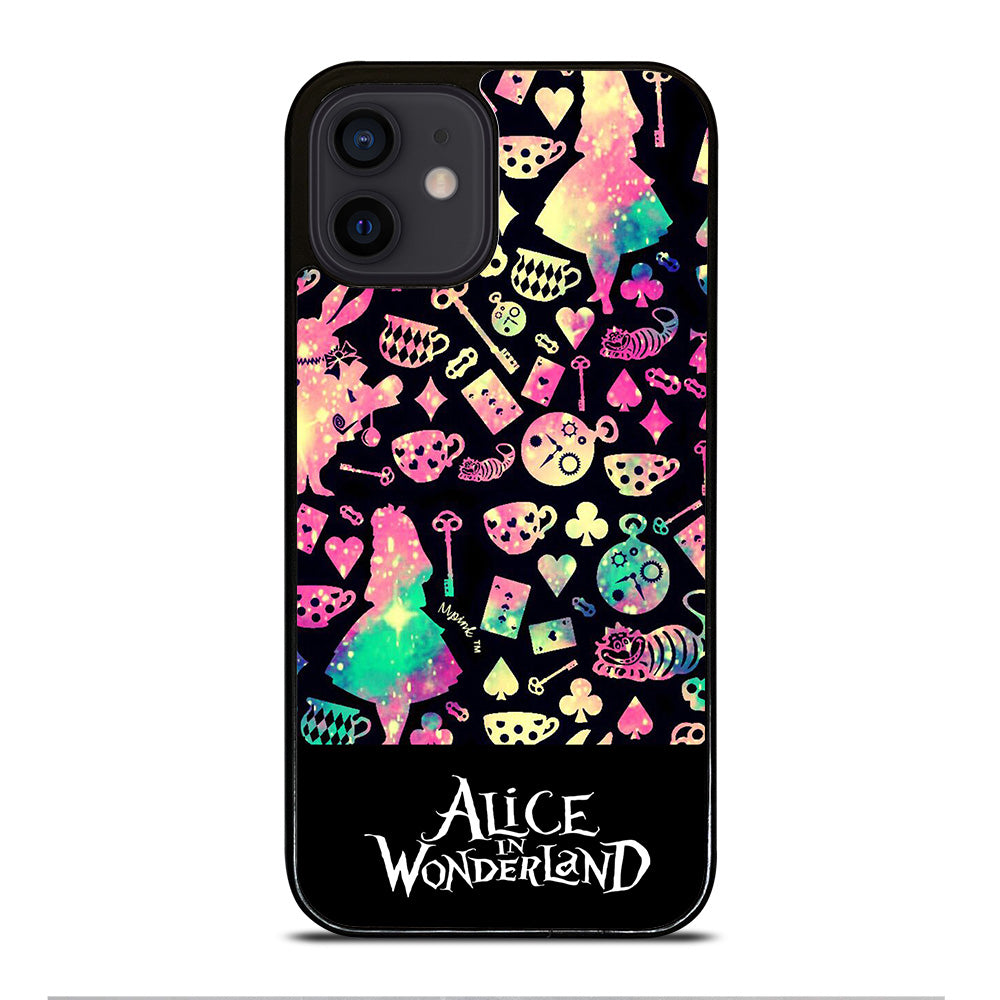 ALICE IN WONDERLAND PATTERN iPhone 12 Mini Case Cover
