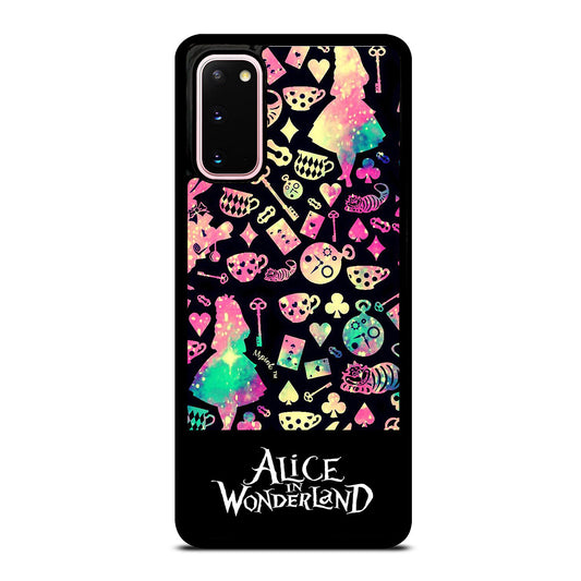 ALICE IN WONDERLAND PATTERN Samsung Galaxy S20 Case Cover