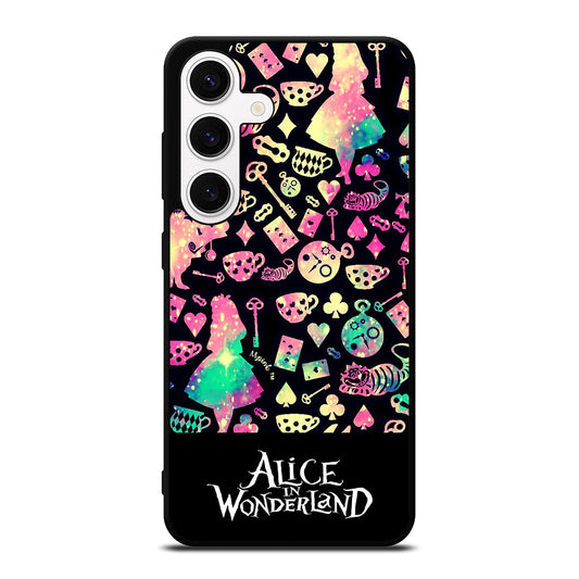 ALICE IN WONDERLAND PATTERN Samsung Galaxy S24 Case Cover