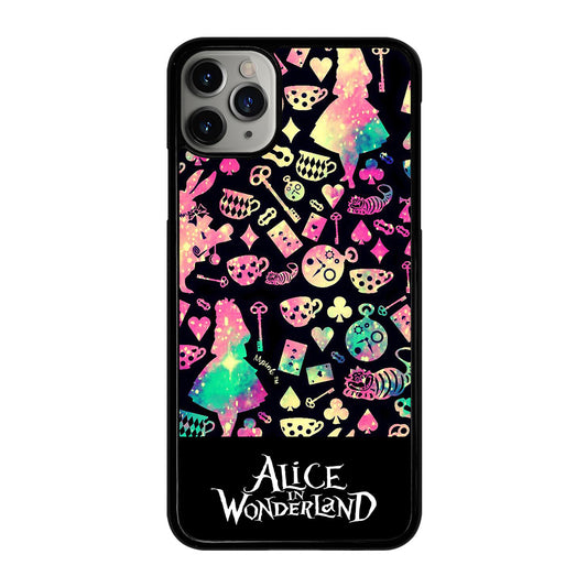 ALICE IN WONDERLAND PATTERN iPhone 11 Pro Max Case Cover