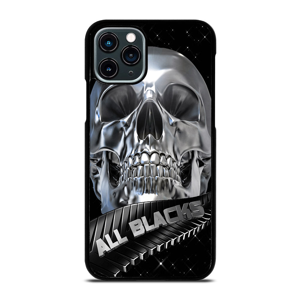 ALL BLACKS NEW ZEALAND RUGBY SKULL iPhone 11 Pro Case Cover