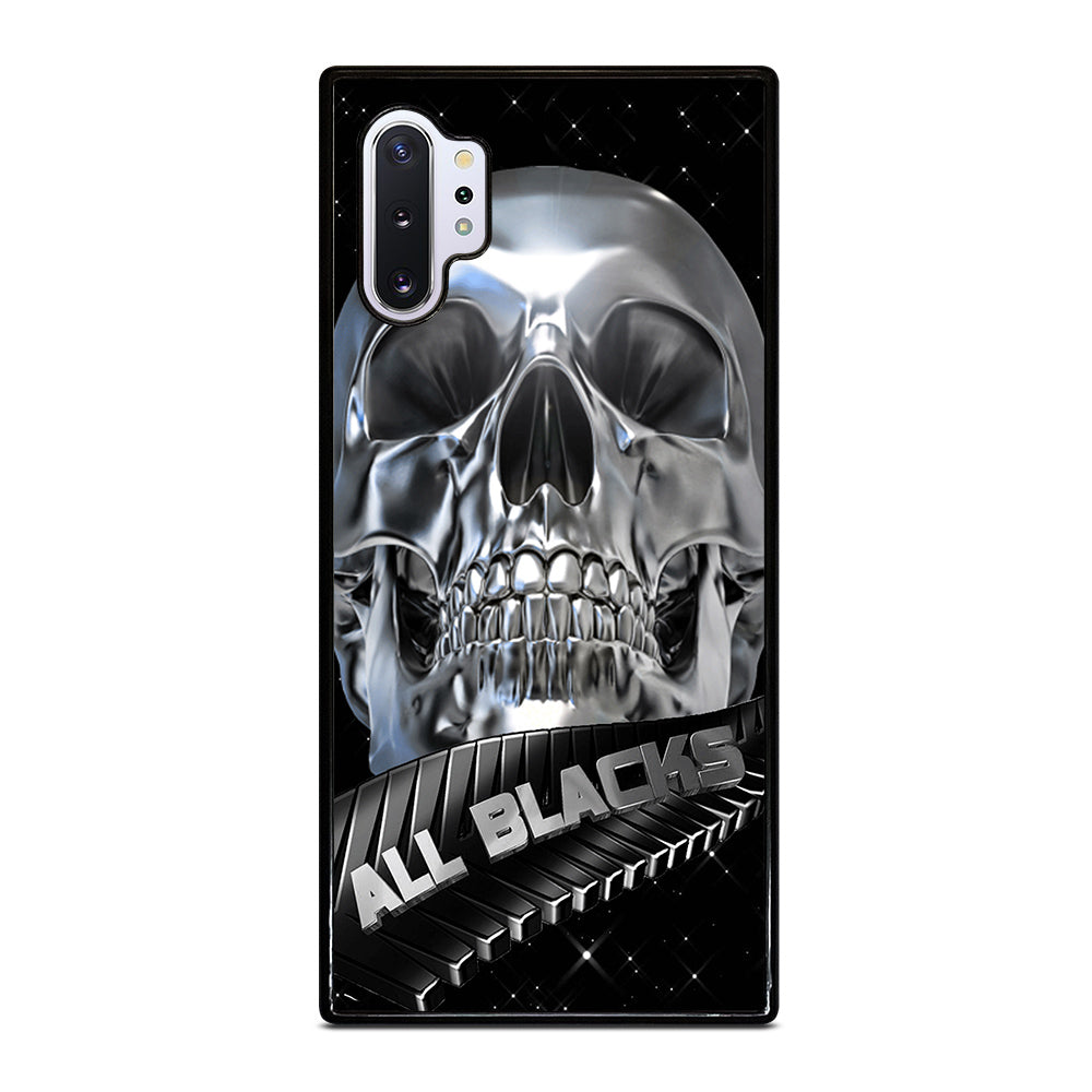 ALL BLACKS NEW ZEALAND RUGBY SKULL Samsung Galaxy Note 10 Plus Case Cover