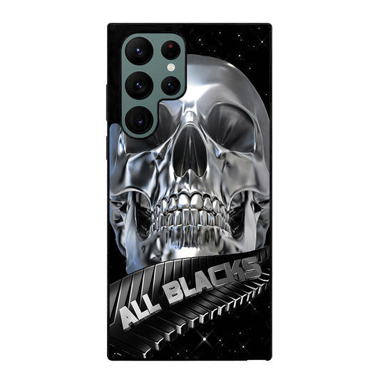 ALL BLACKS NEW ZEALAND RUGBY SKULL Samsung Galaxy S22 Ultra Case Cover