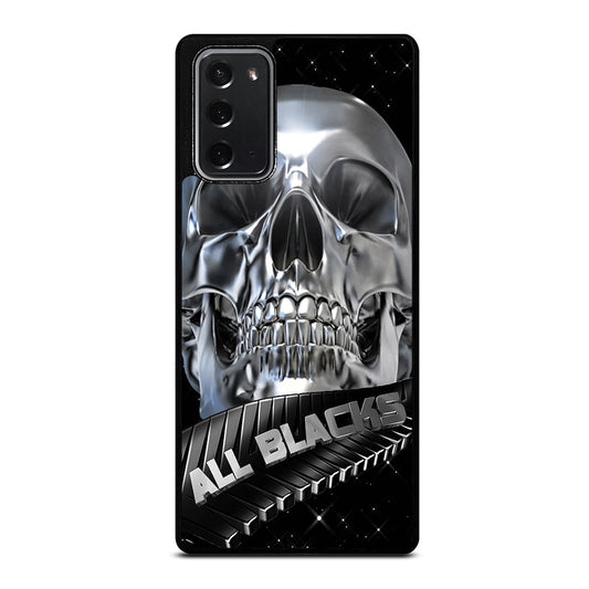 ALL BLACKS NEW ZEALAND RUGBY SKULL Samsung Galaxy Note 20 Case Cover