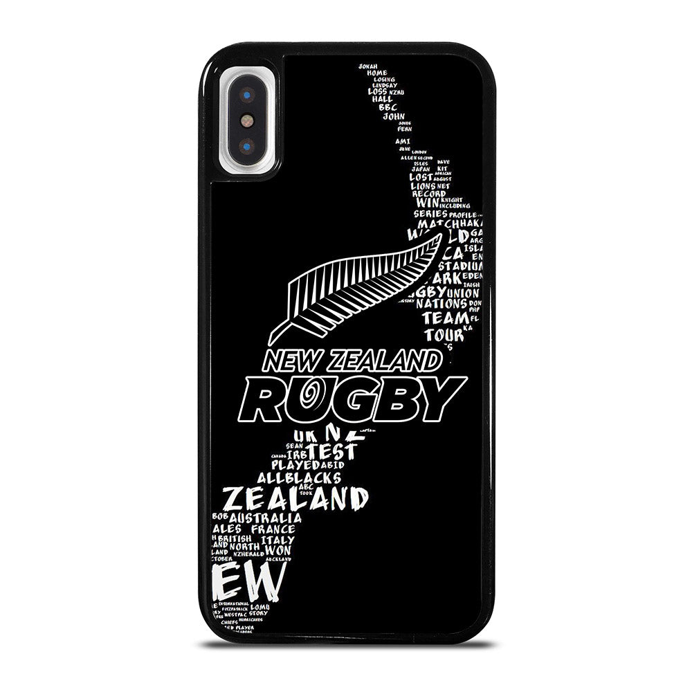 ALL BLACKS NEW ZEALAND RUGBY TEAM 2 iPhone X / XS Case Cover