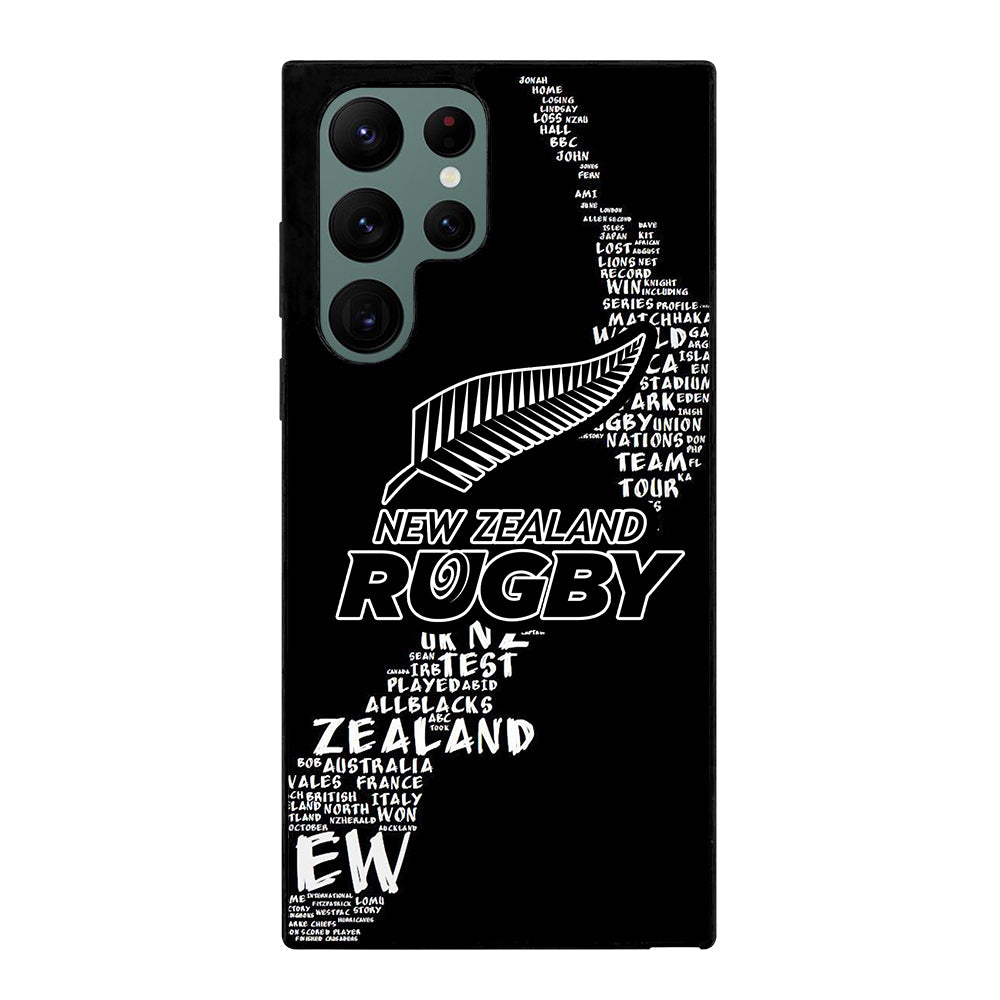 ALL BLACKS NEW ZEALAND RUGBY TEAM 2 Samsung Galaxy S22 Ultra Case Cover