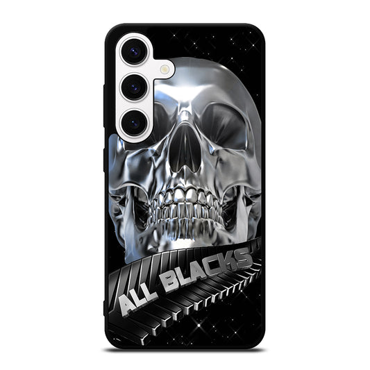 ALL BLACKS NEW ZEALAND RUGBY SKULL Samsung Galaxy S24 Case Cover