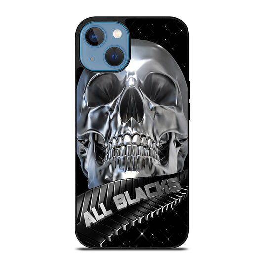 ALL BLACKS NEW ZEALAND RUGBY SKULL iPhone 13 Case Cover