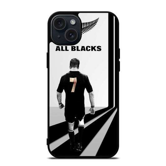 ALL BLACKS NEW ZEALAND RUGBY TEAM 1 iPhone 15 Plus Case Cover
