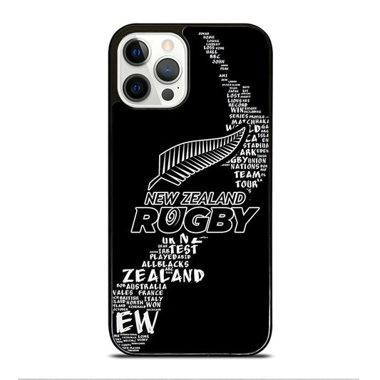 ALL BLACKS NEW ZEALAND RUGBY TEAM 2 iPhone 12 Pro Case Cover