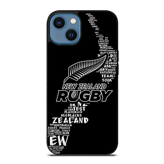 ALL BLACKS NEW ZEALAND RUGBY TEAM 2 iPhone 14 Case Cover