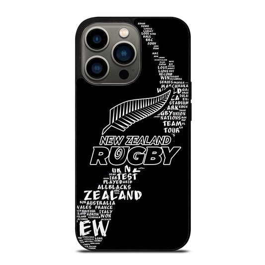 ALL BLACKS NEW ZEALAND RUGBY TEAM 2 iPhone 13 Pro Case Cover