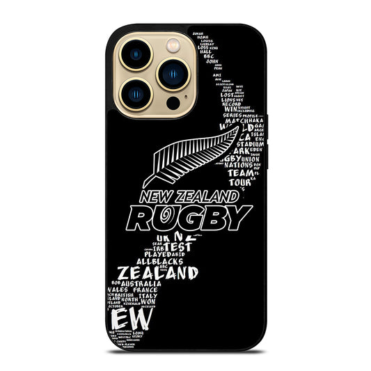 ALL BLACKS NEW ZEALAND RUGBY TEAM 2 iPhone 14 Pro Max Case Cover