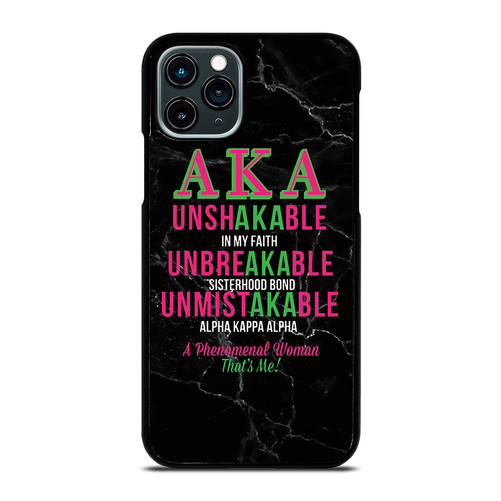 ALPHA KAPPA ALPHA BLACK MARBLE iPhone 11 Pro Case Cover