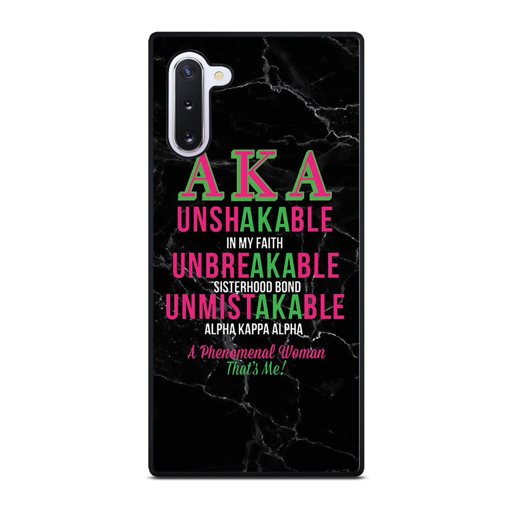 ALPHA KAPPA ALPHA BLACK MARBLE Samsung Galaxy Note 10 Case Cover