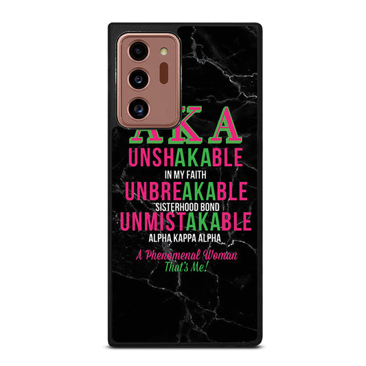 ALPHA KAPPA ALPHA BLACK MARBLE Samsung Galaxy Note 20 Ultra Case Cover