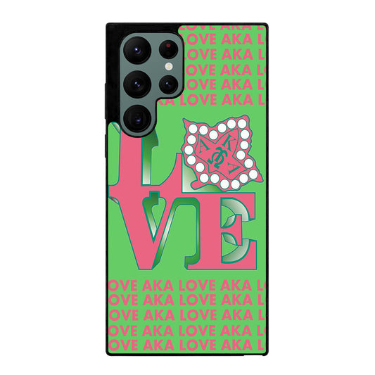 ALPHA KAPPA ALPHA LOVE Samsung Galaxy S22 Ultra Case Cover