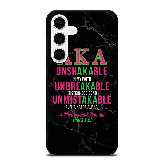 ALPHA KAPPA ALPHA BLACK MARBLE Samsung Galaxy S24 Case Cover