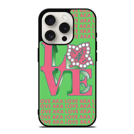 ALPHA KAPPA ALPHA LOVE iPhone 15 Pro Case Cover