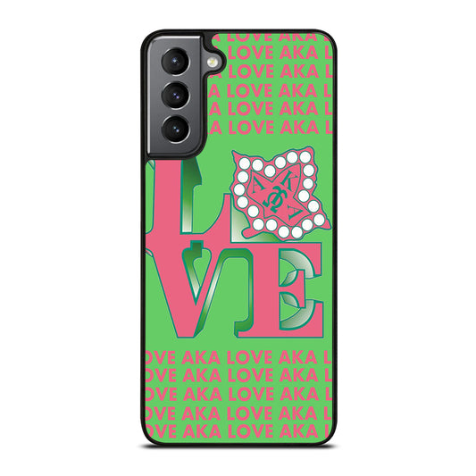 ALPHA KAPPA ALPHA LOVE Samsung Galaxy S21 Plus Case Cover