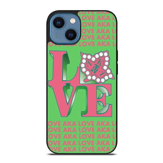 ALPHA KAPPA ALPHA LOVE iPhone 14 Case Cover