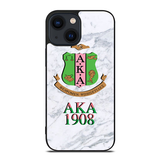ALPHA KAPPA ALPHA MARBLE iPhone 14 Plus Case Cover
