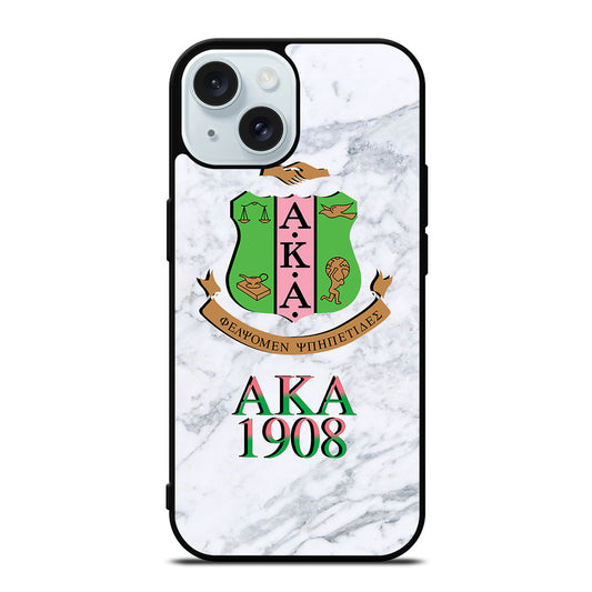 ALPHA KAPPA ALPHA MARBLE iPhone 15 Case Cover