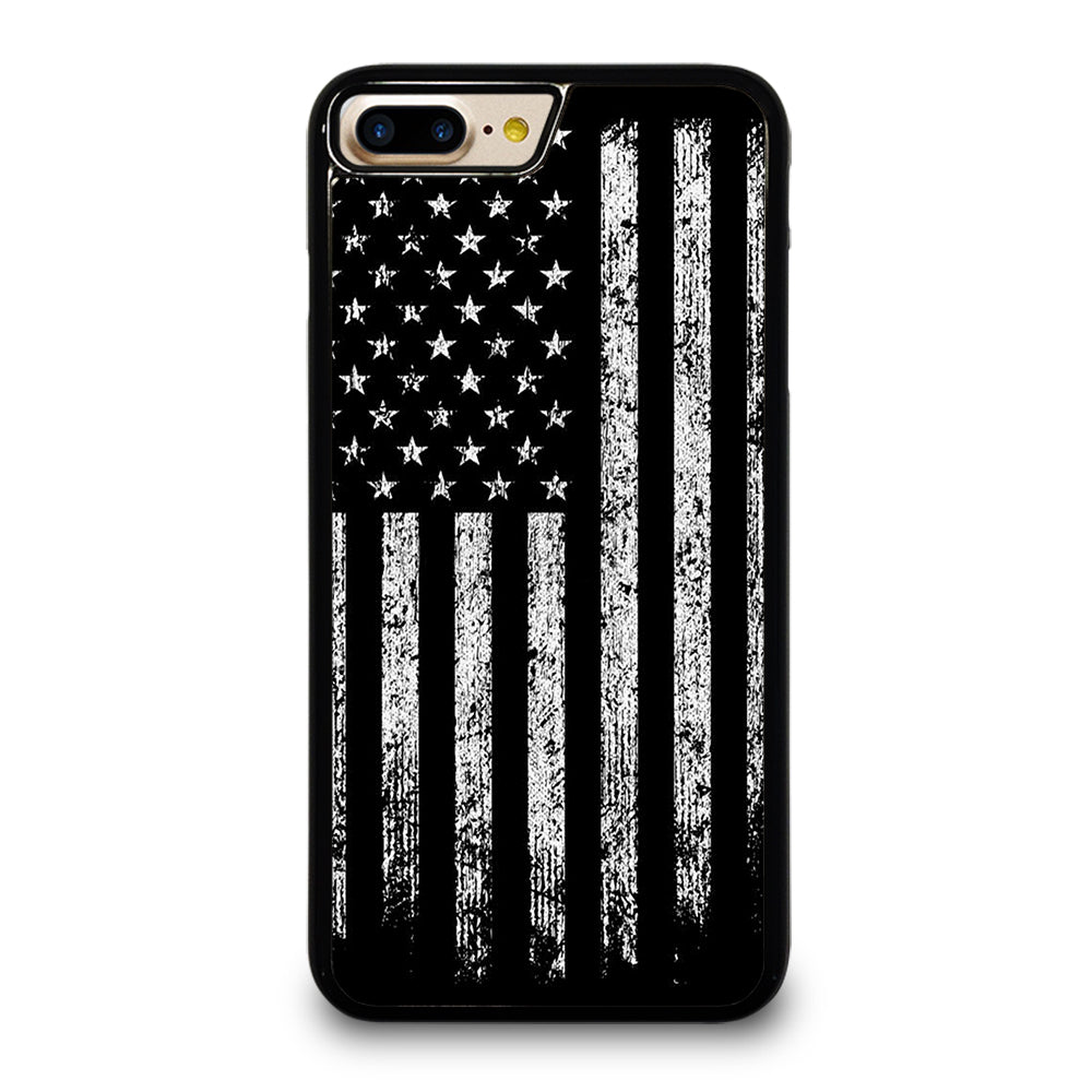 AMERICAN FLAG BLACK AND WHITE iPhone 7 / 8 Plus Case Cover