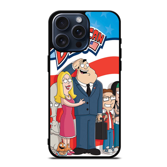 AMERICAN DAD CARTOON SERIES iPhone 15 Pro Max Case Cover