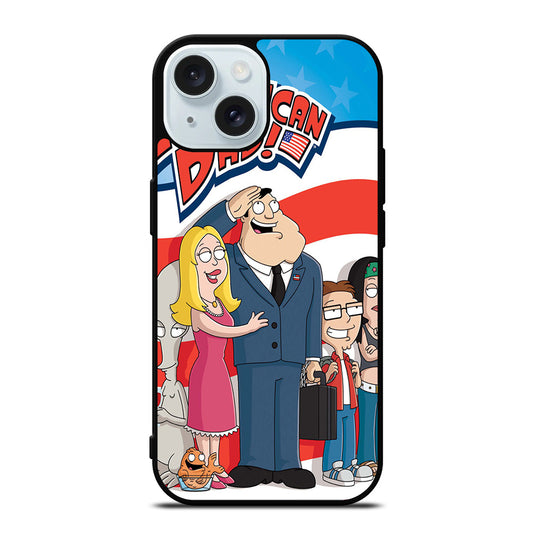 AMERICAN DAD CARTOON SERIES iPhone 15 Case Cover