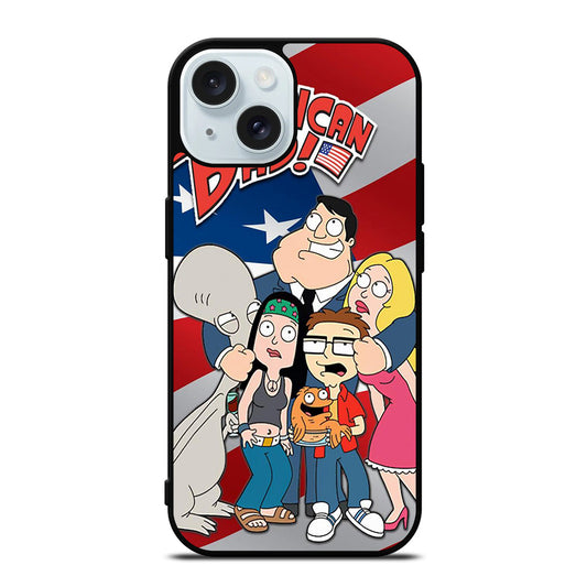 AMERICAN DAD TV SERIES iPhone 15 Case Cover