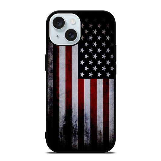 AMERICAN FLAG ART iPhone 15 Case Cover