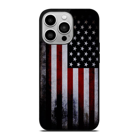 AMERICAN FLAG ART iPhone 14 Pro Case Cover