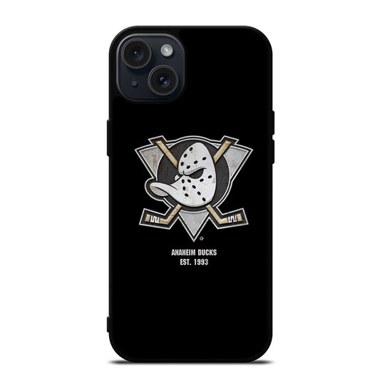 ANAHEIM DUCKS FOOTBALL LOGO 2 iPhone 15 Plus Case Cover