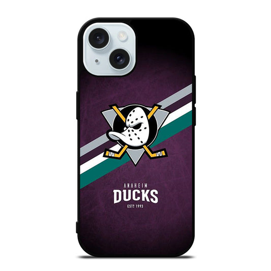 ANAHEIM DUCKS FOOTBALL LOGO iPhone 15 Case Cover