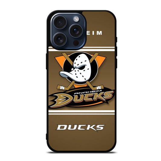 ANAHEIM DUCKS HOCKEY LOGO 3 iPhone 15 Pro Max Case Cover