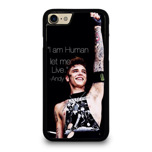 ANDY BIERSACK BLACK VEIL BRIDES QUOTE iPhone 7 / 8 Case Cover