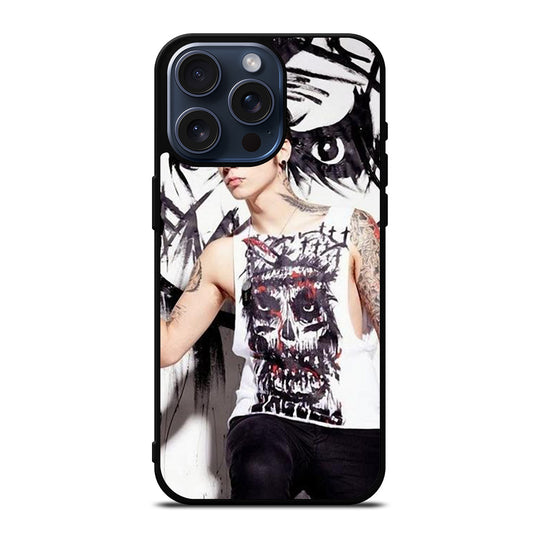 ANDY BIERSACK BLACK VEIL BRIDES iPhone 15 Pro Max Case Cover