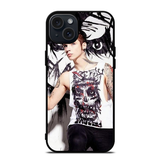 ANDY BIERSACK BLACK VEIL BRIDES iPhone 15 Plus Case Cover