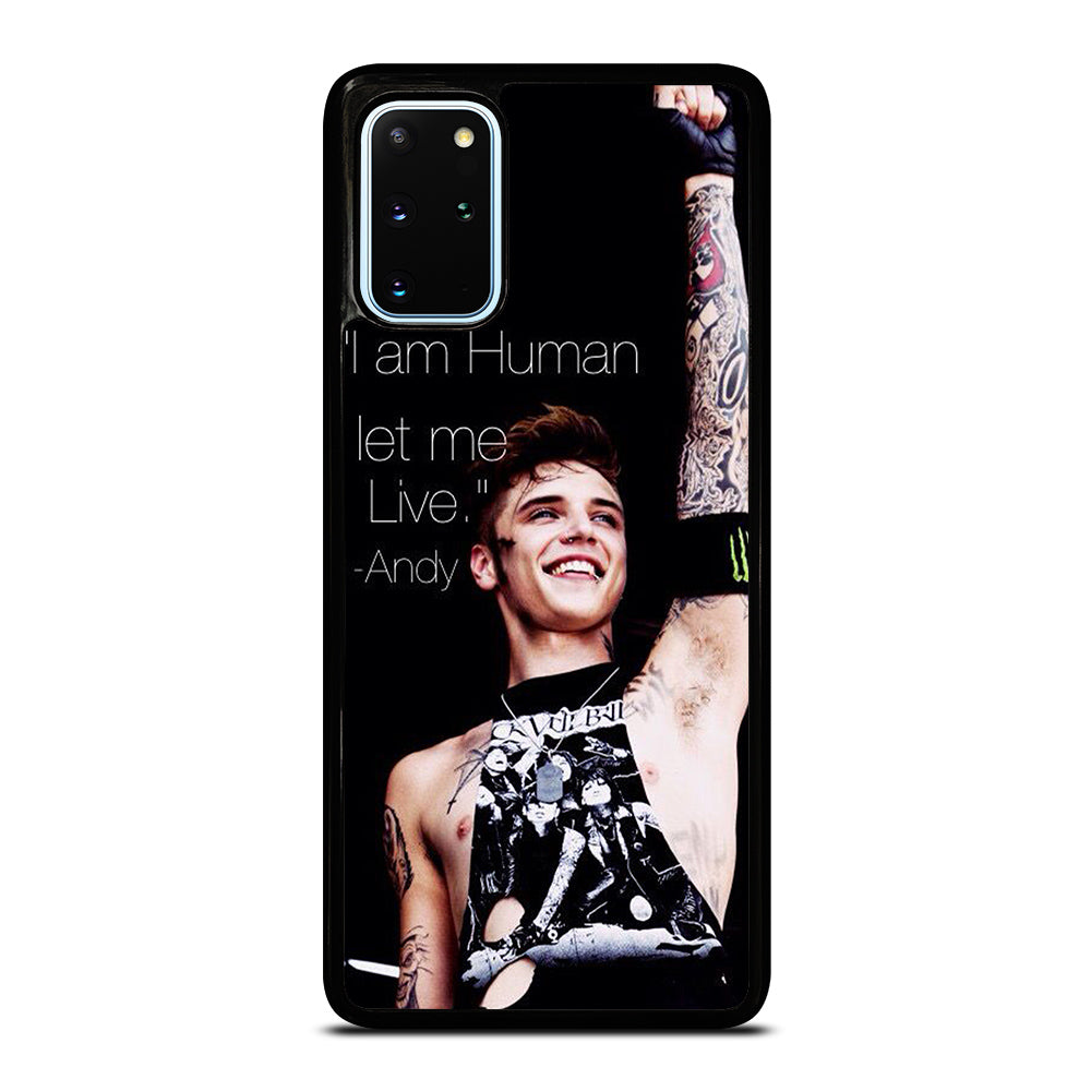 ANDY BIERSACK BLACK VEIL BRIDES QUOTE Samsung Galaxy S20 Plus Case Cover